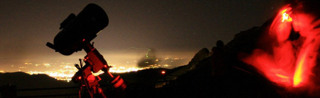 Noche de observación durante la visita extendida al OSN