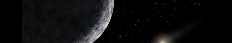 Representación artística del exoplaneta ERIS