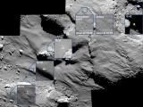 Mosaico del cometa 67P realizada por el módulo PHILAE