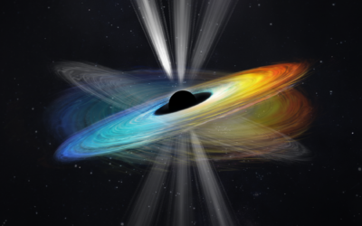 Dos décadas de observación de la galaxia M87 muestran un chorro oscilante conectado a un agujero negro giratorio
