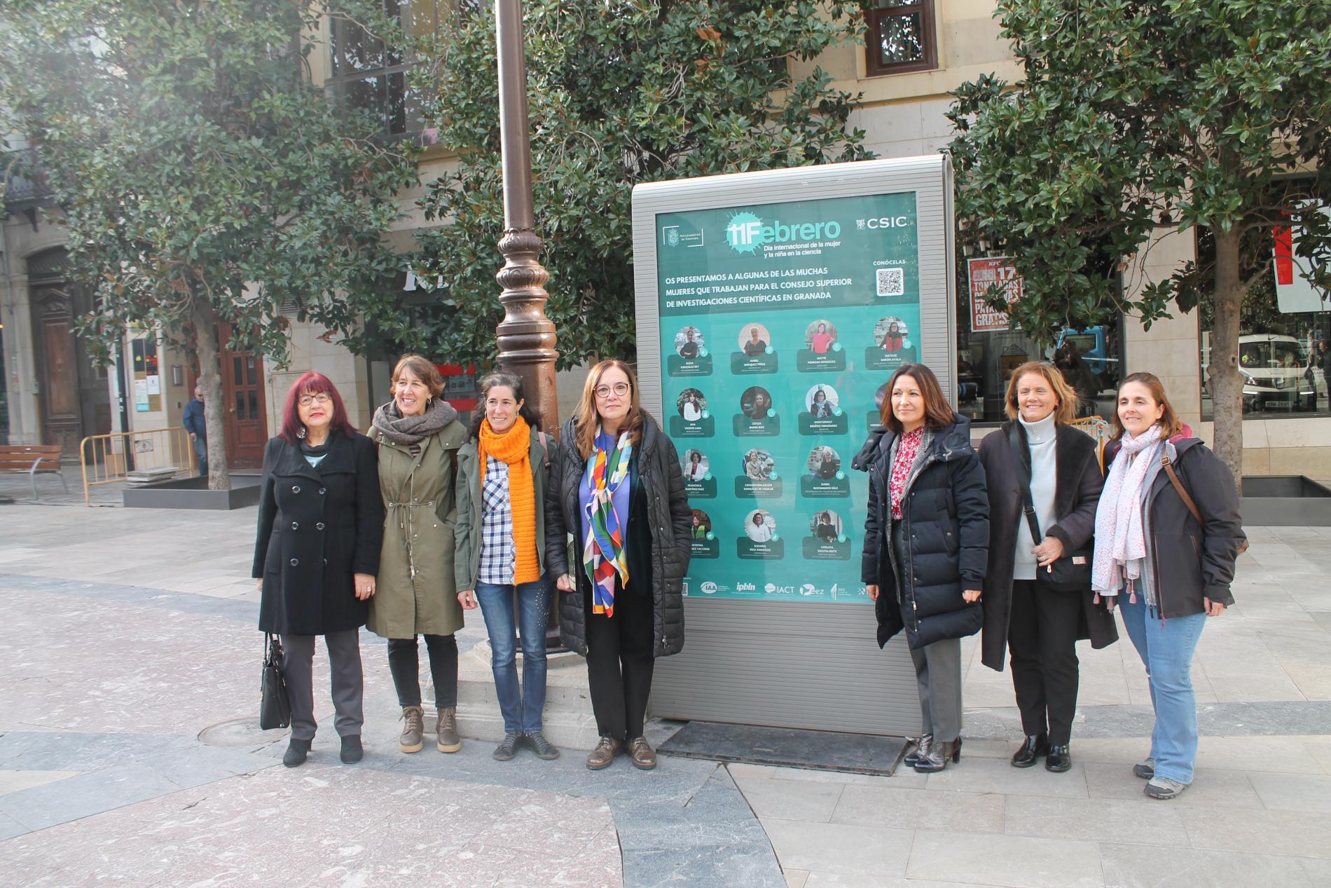 El IAA participa en la campaña de visibilización impulsada en Granada con motivo del Día de la Mujer y la Niña en la Ciencia