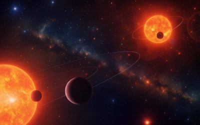 Descubren por primera vez un sistema binario con planetas de tipo terrestre transitando en ambas estrellas